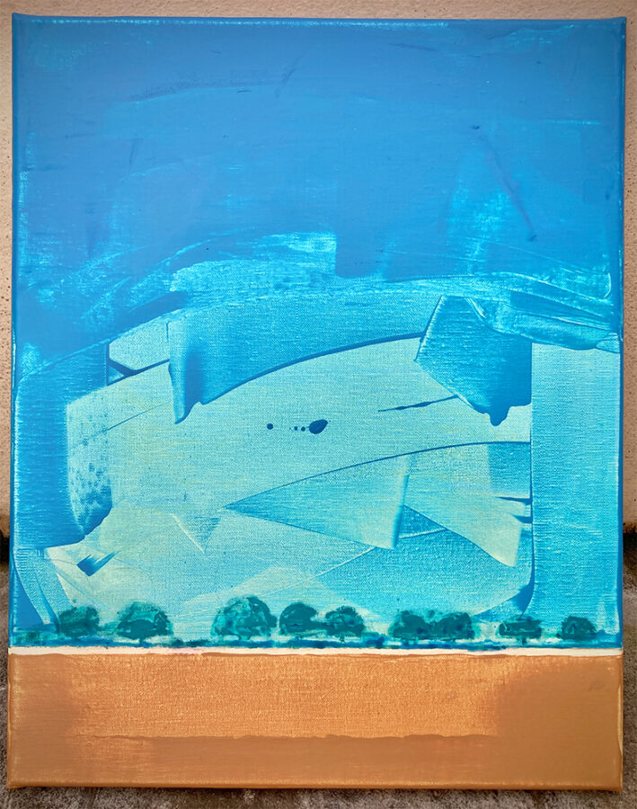 Yana BESTROVA, Yana BYSTROVA, Murmurations, 2023, 50 x 40 cm, Acrylic on canvas