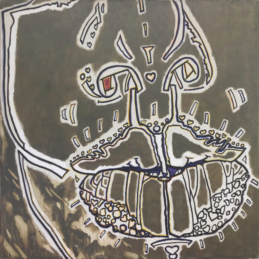 Yana BESTROVA, BYSTROVA, Umbra, 1988, 100 x 100 cm , 39.4x39.4", oil on linen canvas