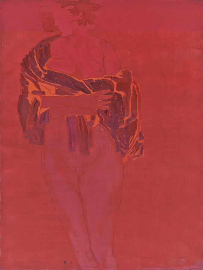 Yana Bestrova, Bystrova, Unfulfilled Longings, 1990, 160x120cm, 63x47.2", oil on linen canvas